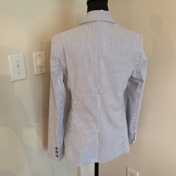 NWOT- Seersucker Ladies Blazer- Small - Picture 5 of 7